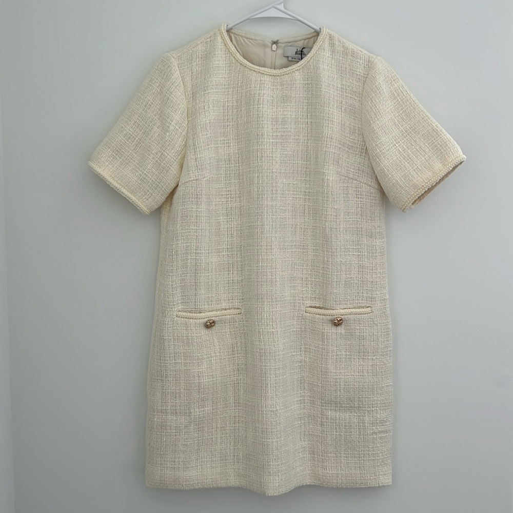 Love Bonito Tweed Shift Dress